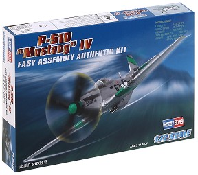 Военен самолет - P-51D Mustang - Сглобяем авиомодел — Hobby Boss 80230