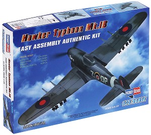 Военен самолет - Hawker Typhoon Mk. IB - Сглобяем авиомодел — Hobby Boss 80232