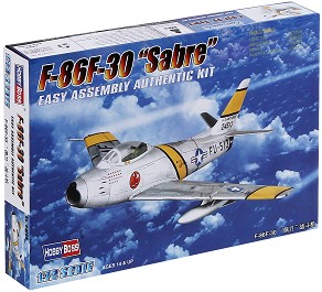 Военен самолет - F-86F-30 "Sabre" - Сглобяем авиомодел — Hobby Boss 80258