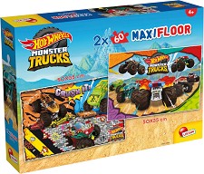 Hot Wheels - 2 пъзела от 60 части на тема Hot Wheels — Lisciani Giochi 104796