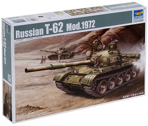 Руски танк - T-62 - Сглобяем модел — Trumpeter 00377