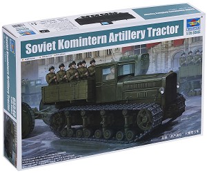 Съветски артилерийски трактор - Сглобяем модел — Trumpeter 05540