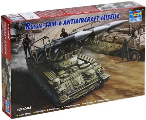 Самоходен зенитно-ракетен комплекс - SAM-6 Antiaircraft missile - Сглобяем модел — Trumpeter 00361