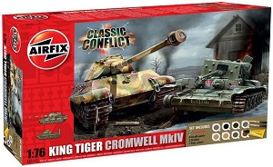 Танкове - Cromwell MkIV и King Tiger - 2 сглобяеми модела — Airfix A50142