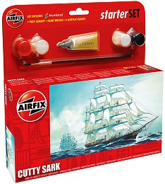 Клипер - Cutty Sark - Сглобяем модел комплект с лепило и бои — Airfix A55103
