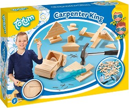Дърводелски комплект за малкия занаятчия - Творчески комплект — Totum 025042