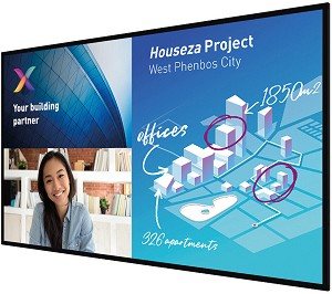   75" 4K UHD Philips C-Line - 170.4 / 98.2 / 8.4 cm, Windows 10 - 