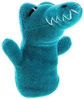 Кукла за пръстче - Крокодил - Плюшена играчка за куклен театър — Noe NE91