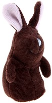 Кукла за пръстче - Зайче - Плюшена играчка за куклен театър — Noe NE85