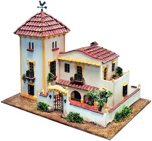 Къща - Triana - Сглобяем модел от истински тухлички — Domus Kits 40954