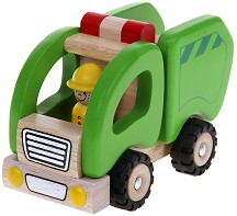 Боклукчийски камион - Дървена играчка — Goki 55964