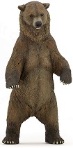 Фигурка на изправена мечка Гризли Papo - От серията Диви животни — 50153