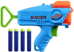 Nerf - Elite Junior Racer - Бластер с 4 стрелички — F8637