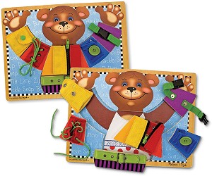 Дървена играчка Melissa & Doug - Облечи мечето — 3784