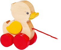 Пате - Дървена играчка за дърпане — Goki 54993