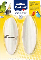 Сепийни кости за птици Vitakraft VitaFit - 2 броя, с държач