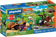 Playmobil Animals and Friends - Гледач на животни с автомобил — 72072