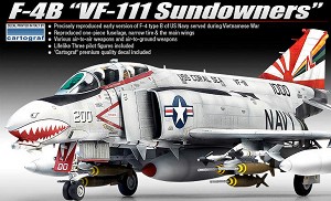 Военен самолет - F-4B Phantom - Сглобяем авиомодел — Academy 12232