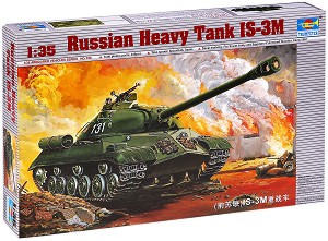 Съветски тежък танк - IS-3M - Сглобяем модел — Trumpeter 00316