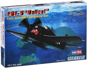 Военен самолет - F6F-5 "Hellcat" - Сглобяем авиомодел — Hobby Boss 80260