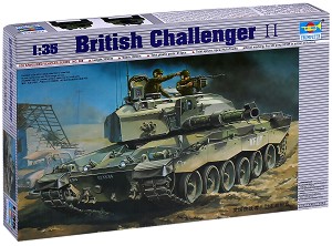 Английски танк - British Challenger II - Сглобяем модел — Trumpeter 00308