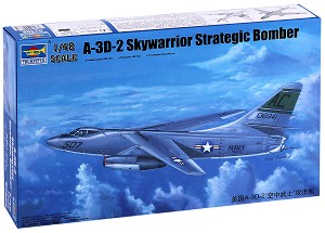 Стратегически бомбардировач - A-3D-2 Skywarrior - Сглобяем авиомодел — Trumpeter 02868