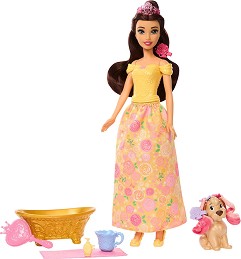 Кукла Бел с домашен любимец - Mattel - На тема Принцесите на Дисни — JFC42