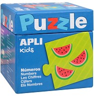 Числа - Комплект 12 пъзела в кутия — Apli Kids 13186