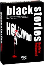 Black Stories Death in Hollywood - Комплект от 50 карти за игра на български език — Simetro books
