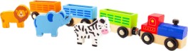 Дървено влакче Диви животни - Viga Toys — 50822