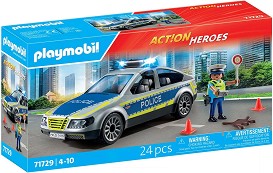 Playmobil Action Heroes - Полицейска патрулна кола — 71729