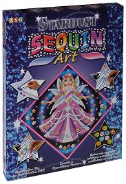 Създай сам картина с пайети и цветен брокат Sequin Art - Принцеса - Творчески комплект — 1011