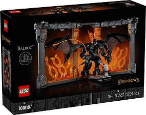 LEGO Icons - Кътче за книги на Балрог - Конструктор на тема Властелинът на пръстените — 10367