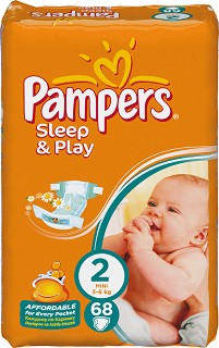 Pampers Sleep & Play 2 - Mini -          3  6 kg - 