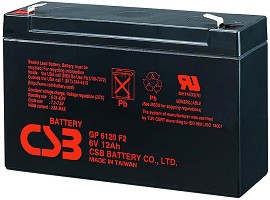 GP 6120 6V / 12Ah - -   UPS    151 / 50 / 94 mm - 