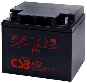GP 12400 12V / 40Ah - -   UPS    197 / 165 / 168.5 mm - 