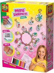 Направи си гривни с талисманчета Best Friends - SES Creative - Творчески комплект от серията Mini Shrinkies — 14174
