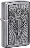 Ветроустойчива запалка Zippo Eagle Shield Emblem Design