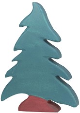 Дървена фигурка на иглолистно дърво - Holztiger — 80220
