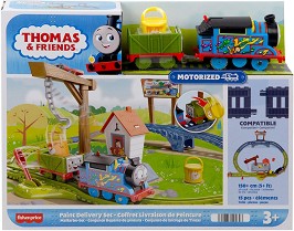 Писта с влак Paint Delivery - Fisher Price - На тема Thomas & Friends — HTN34