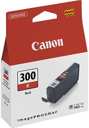 Касета с мастило за принтер Canon PFI-300 Red - 14 ml