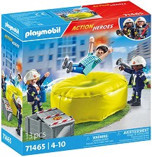 Playmobil Action Heroes - Пожарникар с въздушна възглавница — 71465