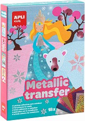 Създай картини на принцеси с трансферно фолио - Apli Kids - Творчески комплект — 15267