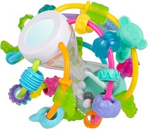 Дрънкалка с дъвкалка Playgro Play & Learn - За бебета над 6 месеца