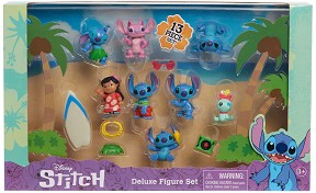 Комплект с мини фигурки Deluxe - Just Play - На тема Лило и Стич — 46259