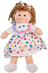 Парцалена кукла Фиби - Bigjigs Toys - С височина 25 cm — BJD065