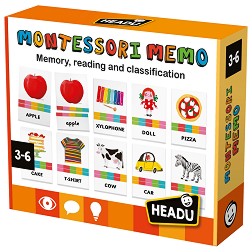 Подреди и класифицирай - Мемо игра по метода на Монтесори — Headu 57892