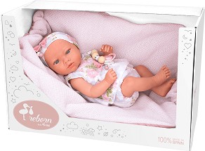 Кукла бебе Инна - Arias - С височина 38 cm, от серията Reborns — 98106