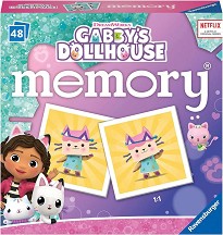 Къщата за кукли на Габи - Мемо игра на тема Къщата за кукли на Габи — Ravensburger 20956