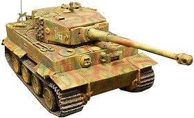 Танк - Pz. Kpfw. VI Tiger I Ausf.E Mid production - Сглобяем модел — Italeri 6507